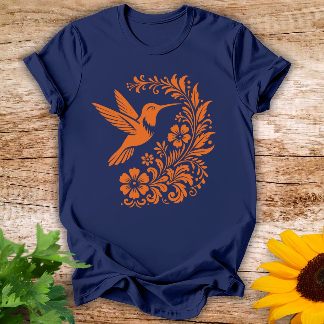 Hummingbird Flower T-shirt
