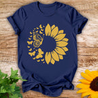 Butterfly Sunflower T-shirt