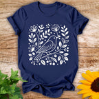 Spring Flower Bird T-shirt