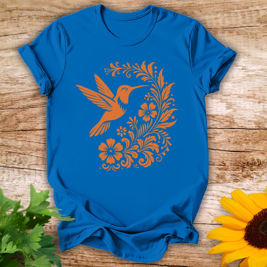 Hummingbird Flower T-shirt