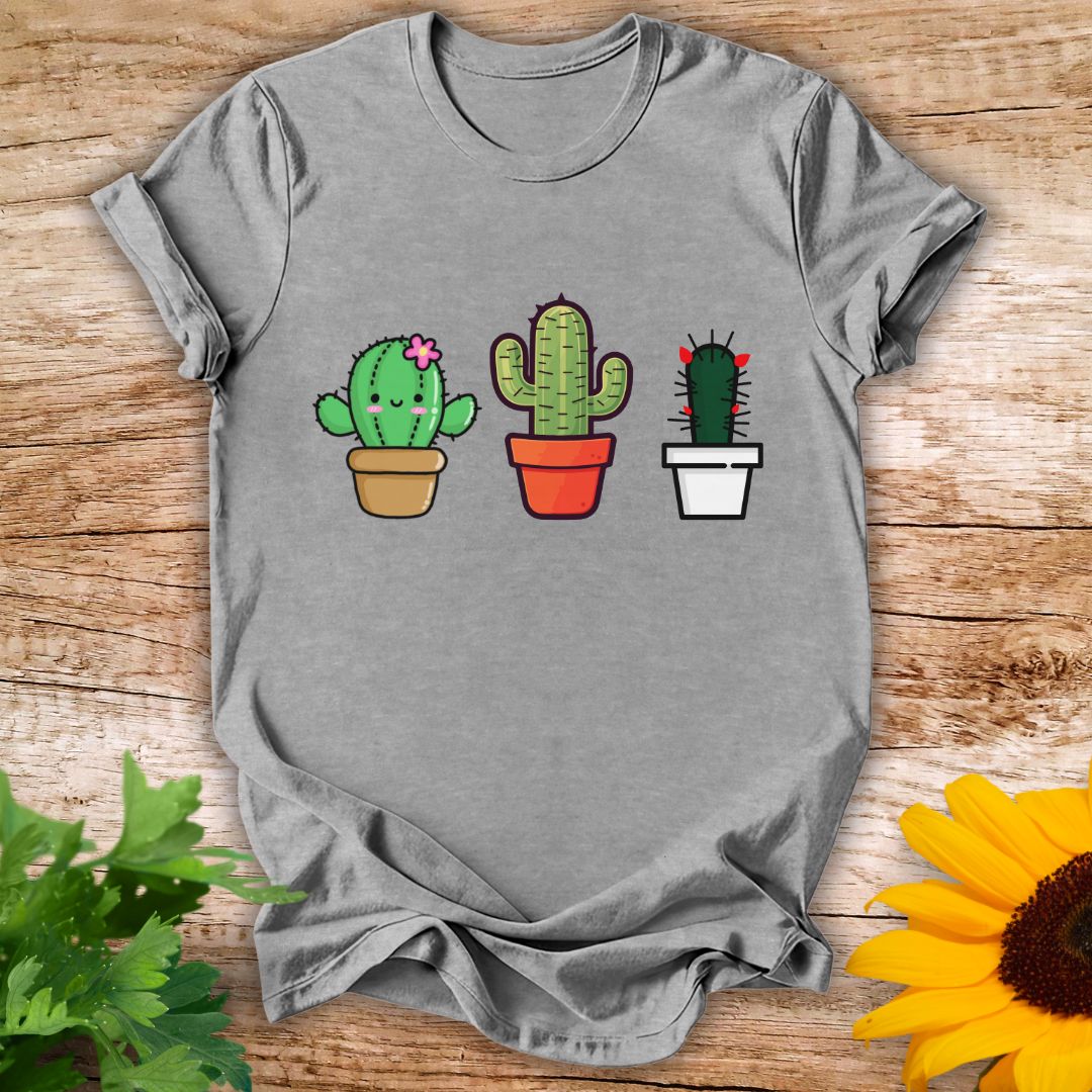 Three Cacti T-shirt