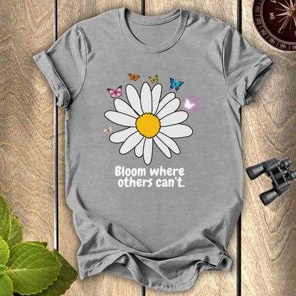 Butterfly White SunflowerT-shirt