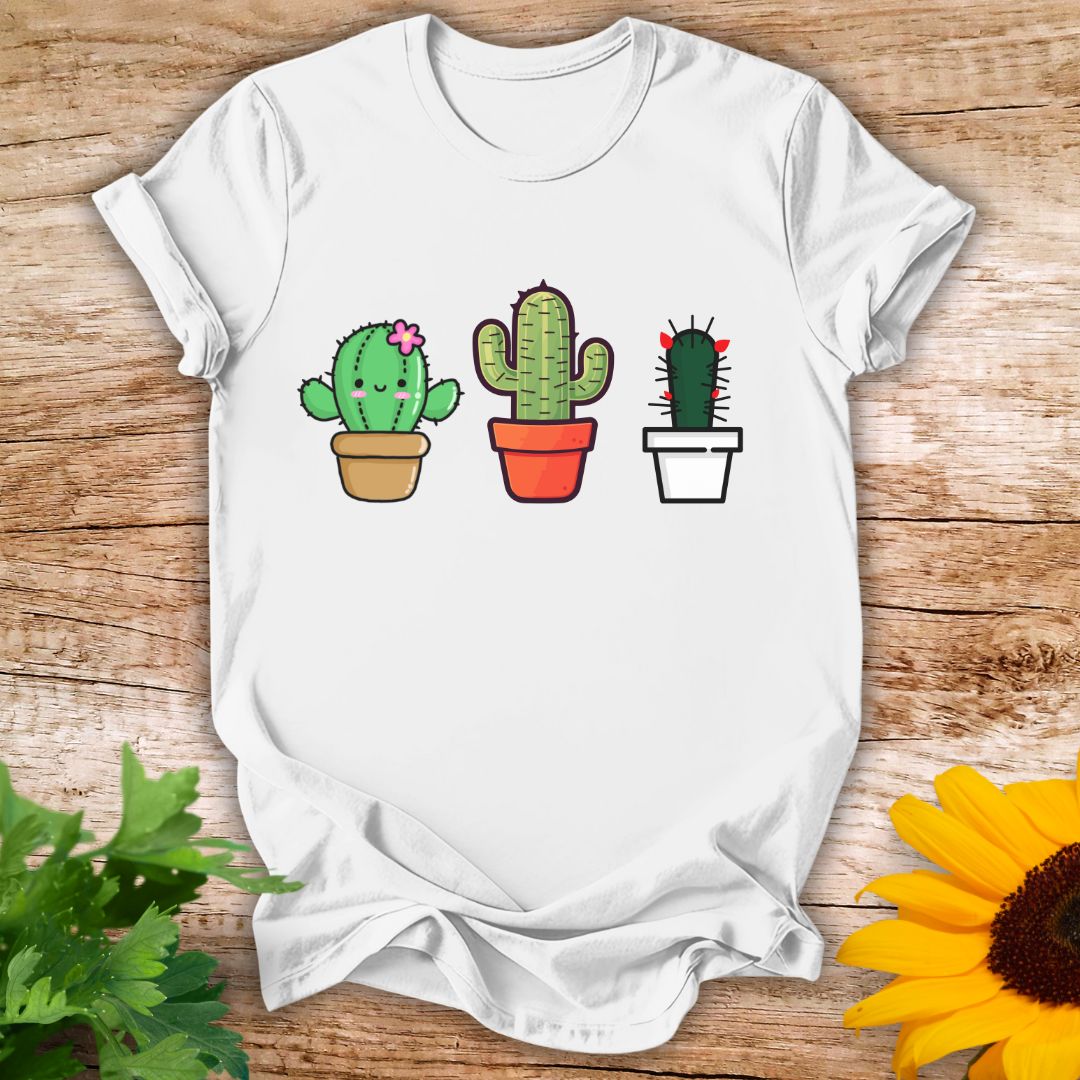 Three Cacti T-shirt