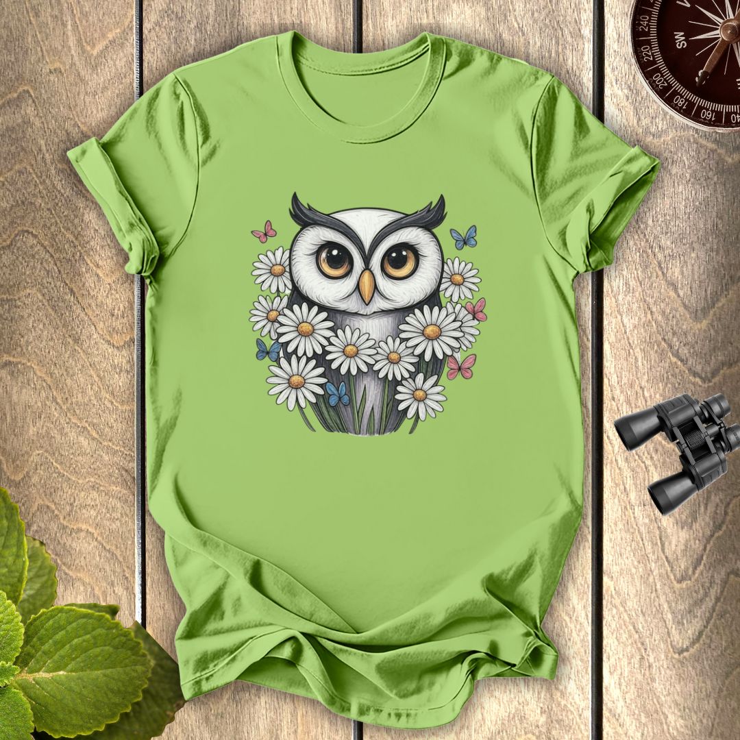 Owl Flower T-shirt